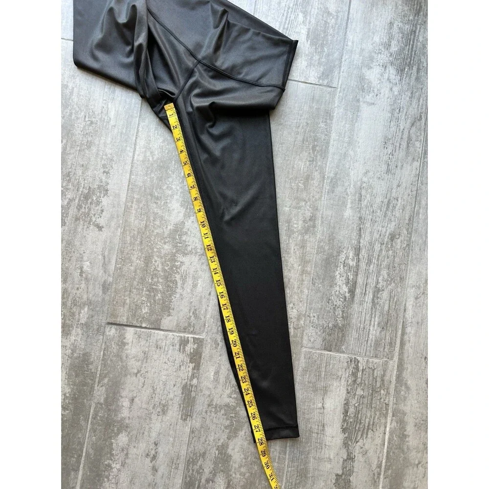 Lululemon Wunder Under High Rise Tight 28” Shine LW5BNJS Matte Black Foil 6